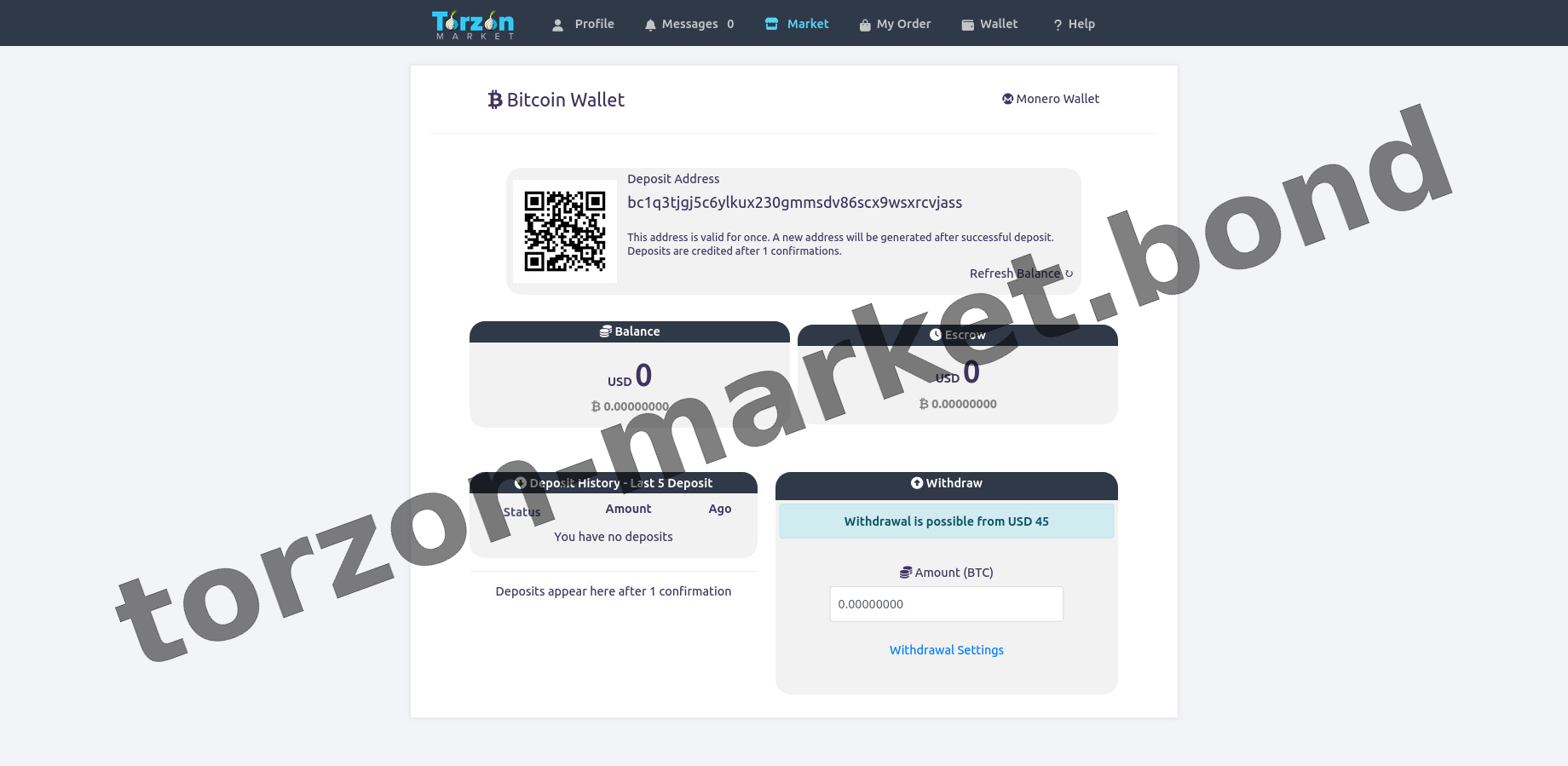 Main Market Dashboard